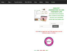 Tablet Screenshot of jessielamfitness.com